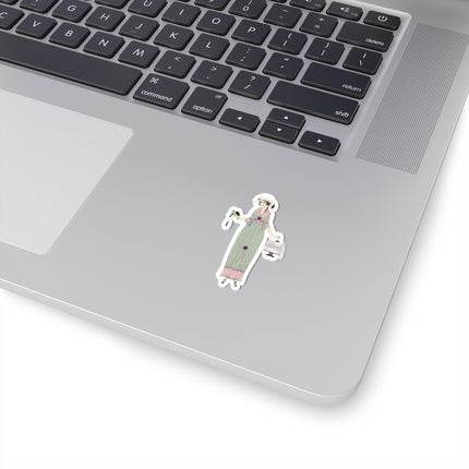 Robe de linon (Linen Dress) by Charles Martin Kiss-Cut Stickers (4 Sizes)