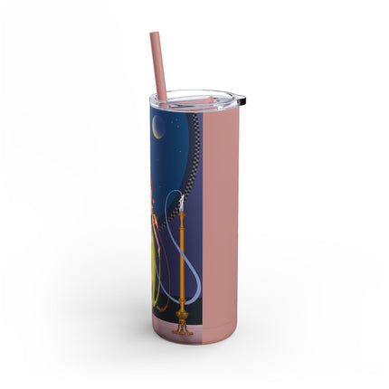 Moonlit Serenade Skinny Matte Tumbler, 20oz