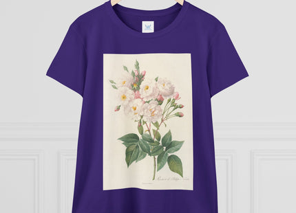 Rosa Noisettiana by Pierre Joseph Redouté Women's Midweight Cotton Tee