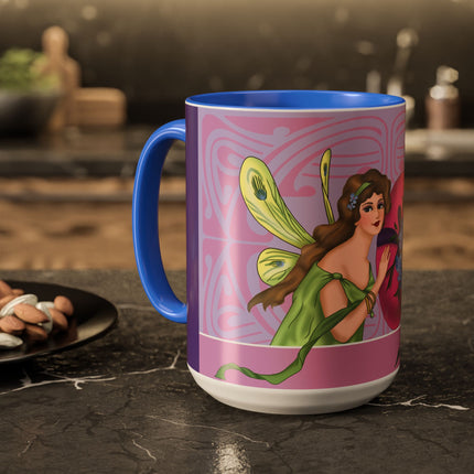 The Fairy’s Blossom Colorful Mugs (11oz, 15oz)
