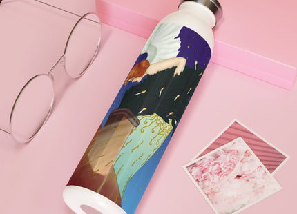 The Christmas Angel Slim Water Bottle