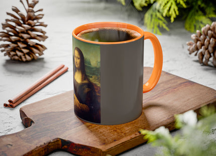 Mona Lisa by Leonardo da Vinci Colorful Mugs (11oz, 15oz)