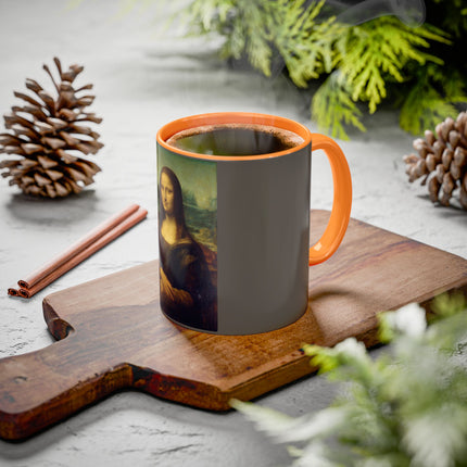 Mona Lisa by Leonardo da Vinci Colorful Mugs (11oz, 15oz)