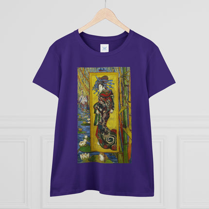 Courtesan (after Eisen) by Vincent van Gogh Women's Midweight Cotton Tee