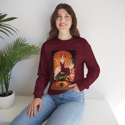 January & Garnet (from the Gem Series) by Sofia Chiostri Heavy Blend™ Crewneck Sweatshirt