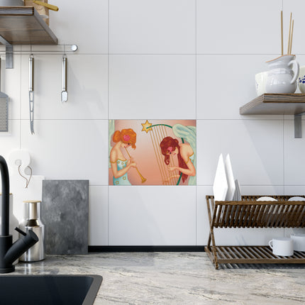 Heavenly Angel Duet Ceramic Tile