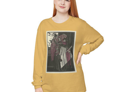 L’écran by Fernand Siméon Garment-dyed Long Sleeve T-Shirt