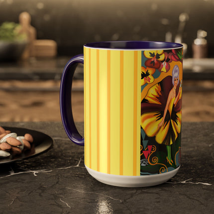 Enchanted Pansy Elegance Colorful Mugs (11oz, 15oz)
