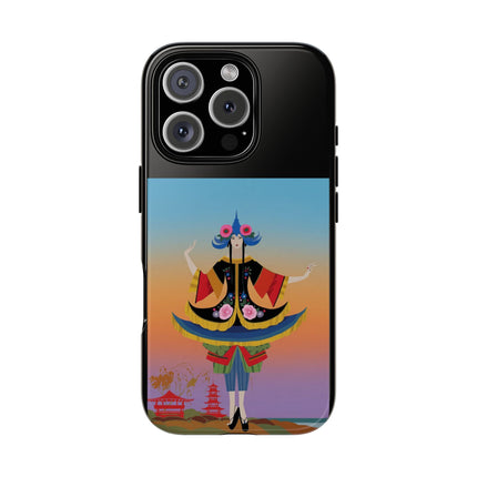 Colorful Dancer Phone Case – Vibrant Grace & Cultural Elegance