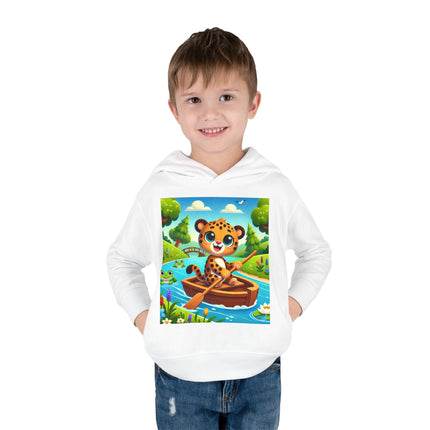 Little Explorer on the River Toddler Pullover Fleece Hoodie
