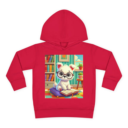 Little Scholar Pup Toddler Pullover Fleece Hoodie