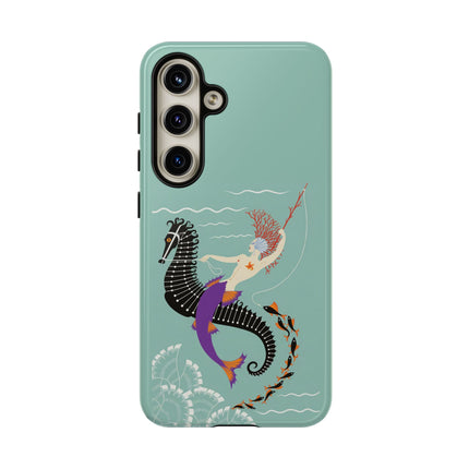 Mermaid on Seahorse Phone Case – Mythic Ocean Grace