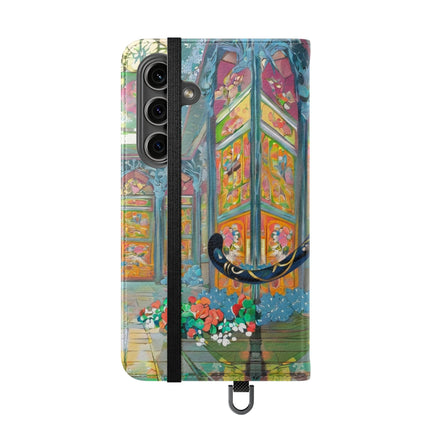 🐾💎 Cyber Panther's Hunt Flip Case – Digital Instinct & Neon Pursuit