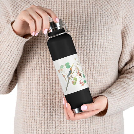 Orange-Headed Ground Thrush by Shaikh Zain al–Din Copper Vacuum Insulated Bottle, 22oz