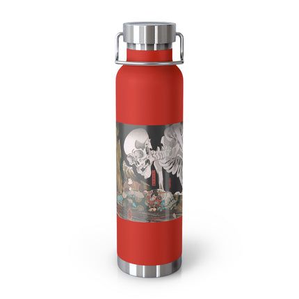 Mitsukuni Defying the Skeleton Spectre by Utagawa Kuniyoshi Copper Vacuum Insulated Bottle, 22oz