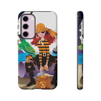 Moonlit Pirate Halloween Phone Cases