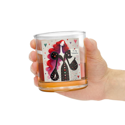 To My Valentine Rocks Glass, 10oz