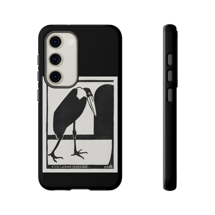 A Lame Marabou by Samuel Jessurun de Mesquita Phone Cases