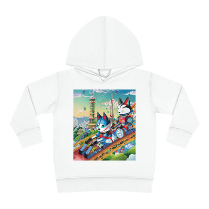 Kitsune Carnival Toddler Pullover Fleece Hoodie
