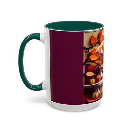 Shih Tzu at an Autumn Colorful Mugs (11oz, 15oz)