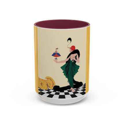 The Marionette Colorful Mugs – Theatrical Glamour & Cabaret Elegance