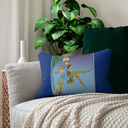 A Fairy's Delight Spun Polyester Lumbar Pillow