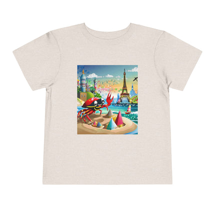 Crab Architect Toddler Short Sleeve Tee