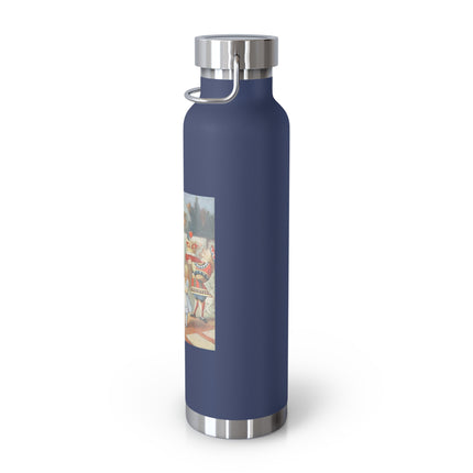 Off with her head! Off with— by Sir John Tenniel Copper Vacuum Insulated Bottle, 22oz
