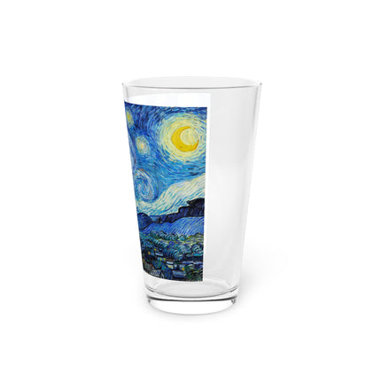 The Starry Night by Vincent Van Gogh Glass, 16oz