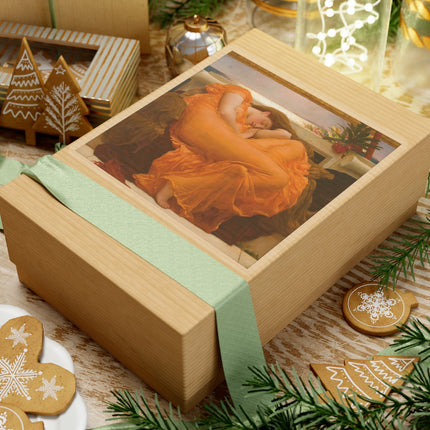Flaming June by Frederic Leighton Kiss-Cut Stickers (4 Sizes)