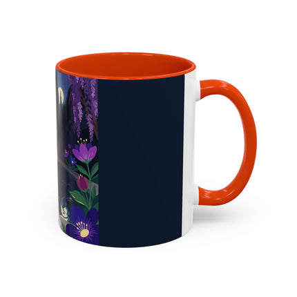 The Moonlit Garden Serenade Colorful Mugs – Art Deco Musical Elegance