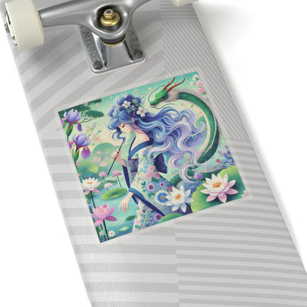 Fairy of the Koi Pond Kiss-Cut Stickers (4 Sizes)