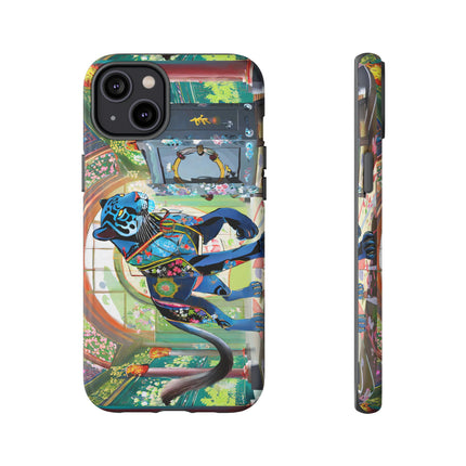 Cyber Panther's Hunt Phone Cases