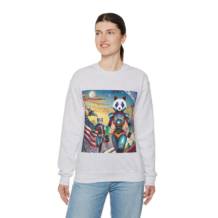 Cyber Punk Robots Unisex Heavy Blend™ Crewneck Sweatshirt
