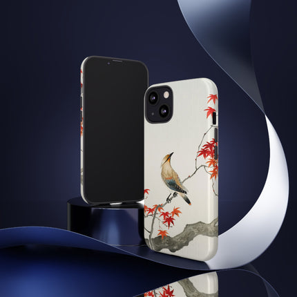 Japanese Bird on Maple by Ohara Koson Phone Cases