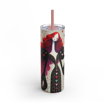 To My Valentine Skinny Matte Tumbler, 20oz
