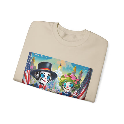 Cyber Punk Warrior Robots Unisex Heavy Blend™ Crewneck Sweatshirt