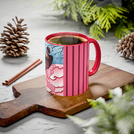 Winter Rose Empress Colorful Mugs (11oz, 15oz)