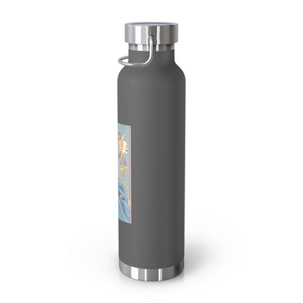 The Enchanting Painter: A Fairy's Artistic Touch Copper Vacuum Insulated Bottle, 22oz
