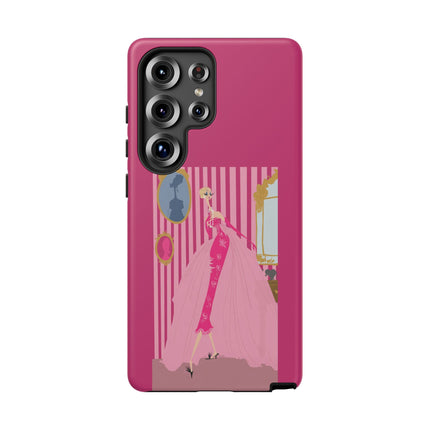 Lady in Pink Phone Case – Graceful Sophistication