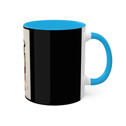 Illustrations of Japanese Toys Pl.020 by Kawasaki Kyosen Colorful Mugs, 11oz