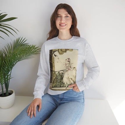 Sur talons rouges (On Red Heels) pl 02 by Gerda Wegener Heavy Blend™ Crewneck Sweatshirt