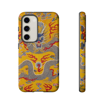 Majestic Dragon Regalia – Imperial 12-Symbol Robe Phone Cases