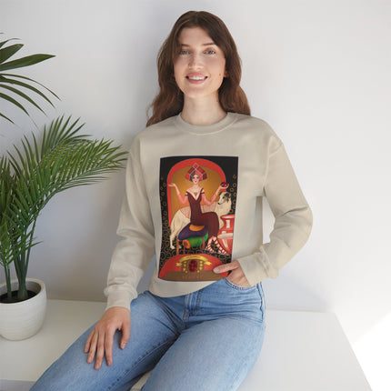 January & Garnet (from the Gem Series) by Sofia Chiostri Heavy Blend™ Crewneck Sweatshirt