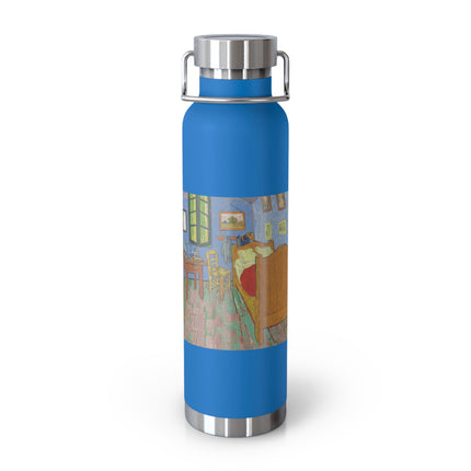 The Bedroom by Vincent van Gogh Copper Vacuum Insulated Bottle, 22oz