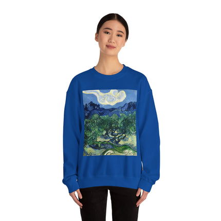 Olive Trees by Vincent Van Gogh Unisex Heavy Blend™ Crewneck Sweatshirt