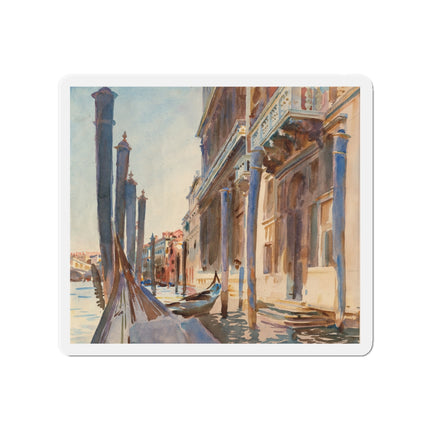 Gondola Moorings on the Grand Canal by John Singer Sargent Die-Cut Magnets (5 Sizes)