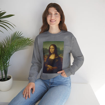 Mona Lisa by Leonardo da Vinci Unisex Heavy Blend™ Crewneck Sweatshirt