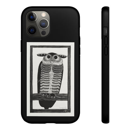 Horned Owl by Samuel Jessurun de Mesquita Phone Cases