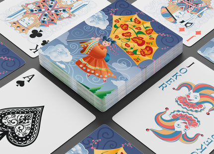 Flight of Blossoms Playing Cards
